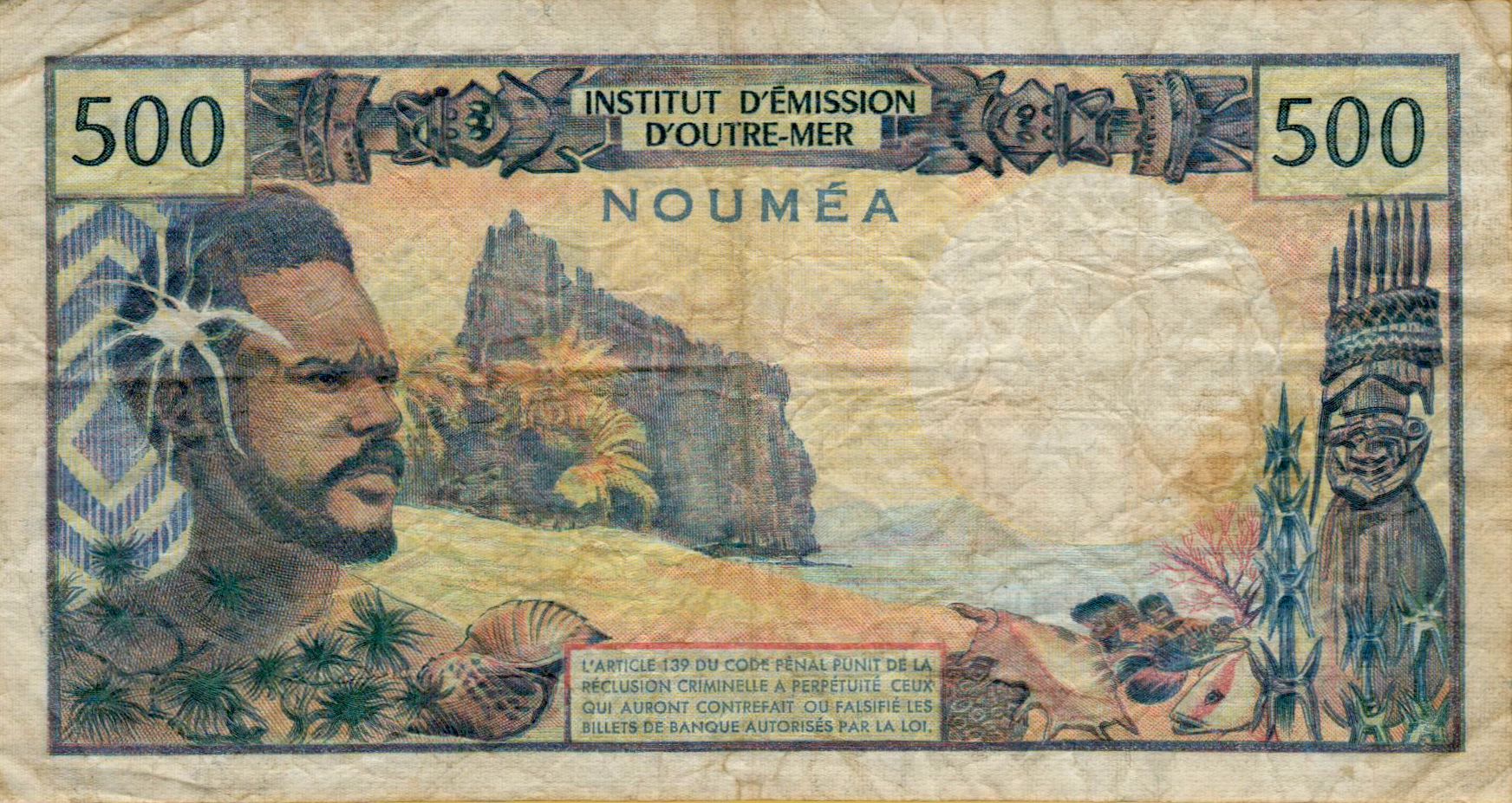 New Caledonia 500 1969 VF P-60/e